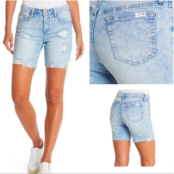 Joe's Jeans Pants - Joe’s Jeans Distressed Bermuda Shorts Size 24